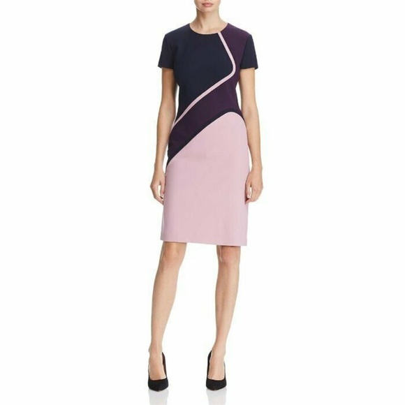 Hugo Boss Dresses & Skirts - Hugo Boss Art Dukatia Colorblocked Sheath Dress